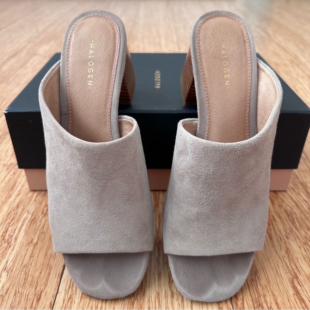 Halogen Faye Asymmetrical Slide Sandal